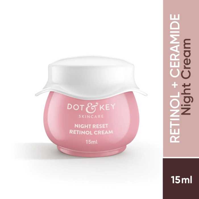 Dot and Key Retinol + Ceramide Night Cream for Fine Lines and Wrinkles 15ml
