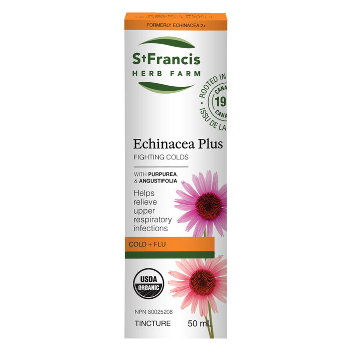 Box of St. Francis Herb Farm Echinacea Plus 50mL