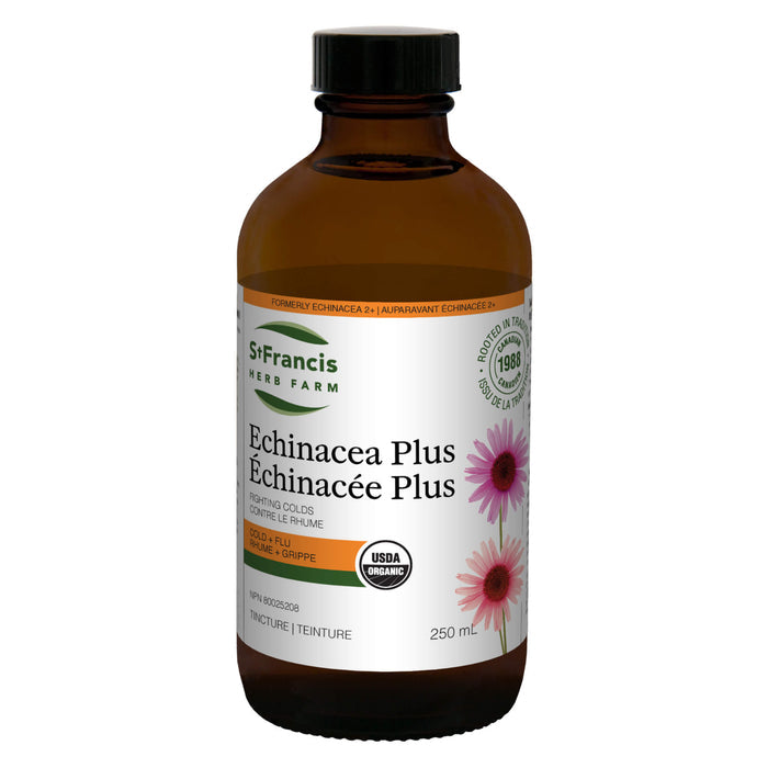 Bottle of St. Francis Herb Farm Echinacea Plus 250mL