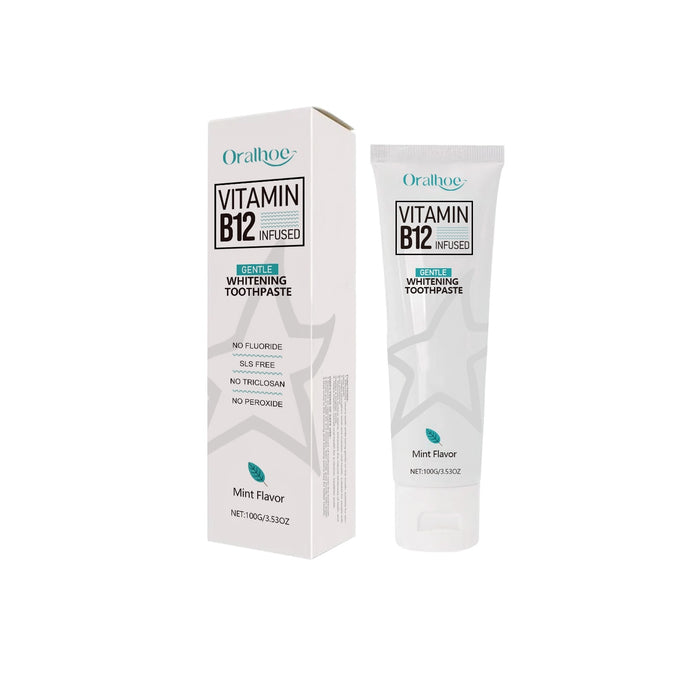 EELHOE Vitamin B12 Whitening Toothpaste – Fresh Breath & Bright Smile 100g EELHOE COSMETICS