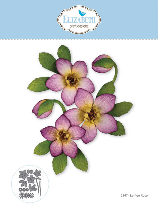 Elizabeth Craft - Metal Die - Lenten Rose. Available at Embellish Away located in Bowmanville Ontario Canada.