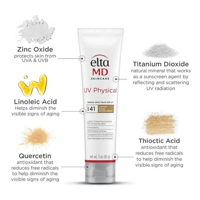 EltaMD UV Physical Tinted Mineral Sunscreen SPF 41