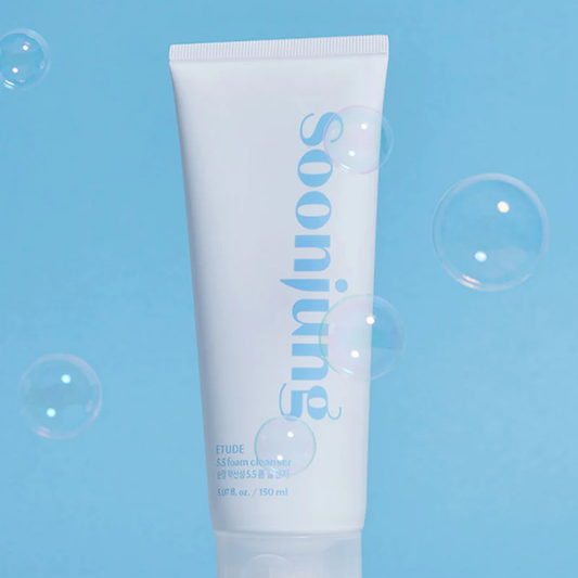 This mildly acidic formula with pH 5.5 is good for non-irritating deep cleansing and its densely rich foam gently and thoroughly deep cleanse