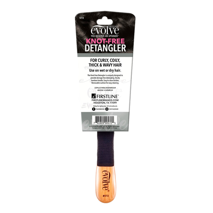 Evolve Knot Free Detangler Brush 9 Rows