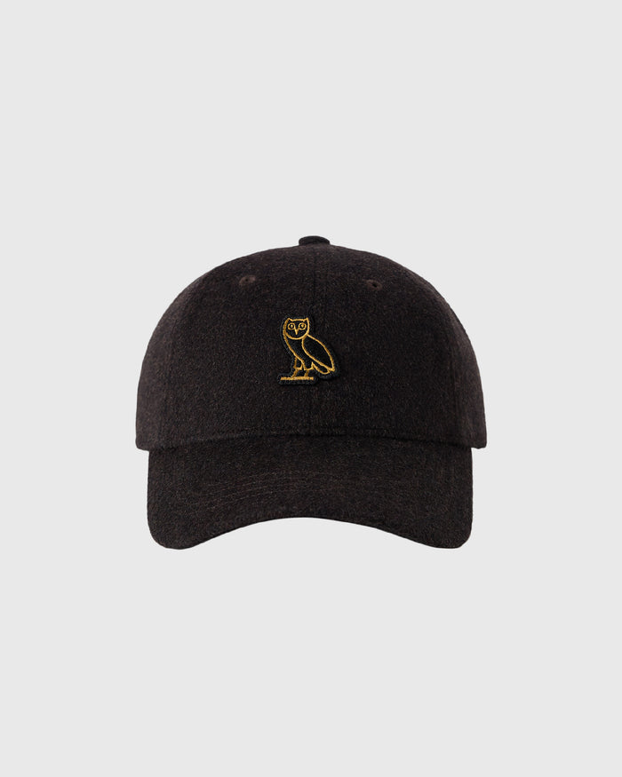 Wooly Fleece 6 Panel Cap - Black Coco