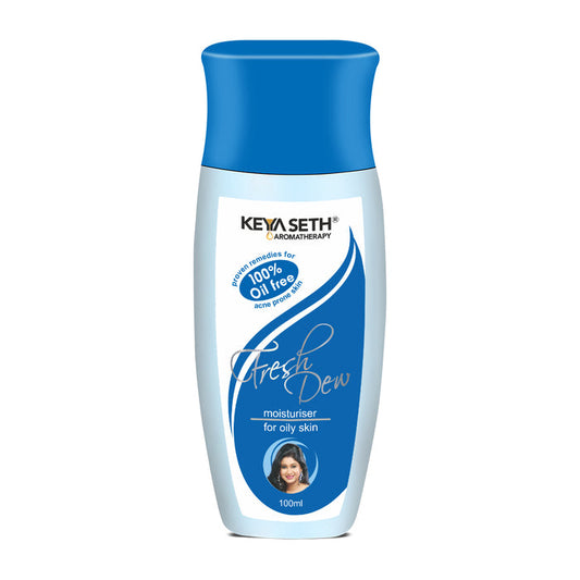 Fresh Dew Daily Face Moisturizer Oily Free Quick Absorbing Non-Sticky, Flawless skin Lotion for Oily Skin - Keya Seth Aromatherapy