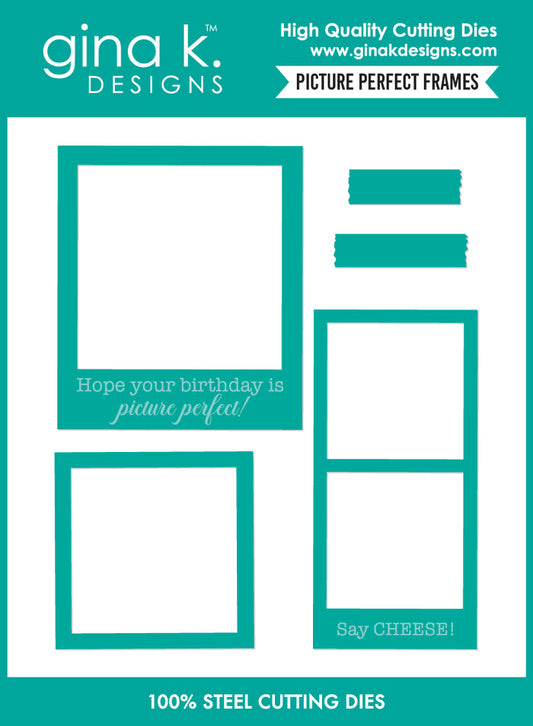 Gina K. Designs - Dies - Picture Perfect Frames. Available at Embellish Away located in Bowmanville Ontario Canada.