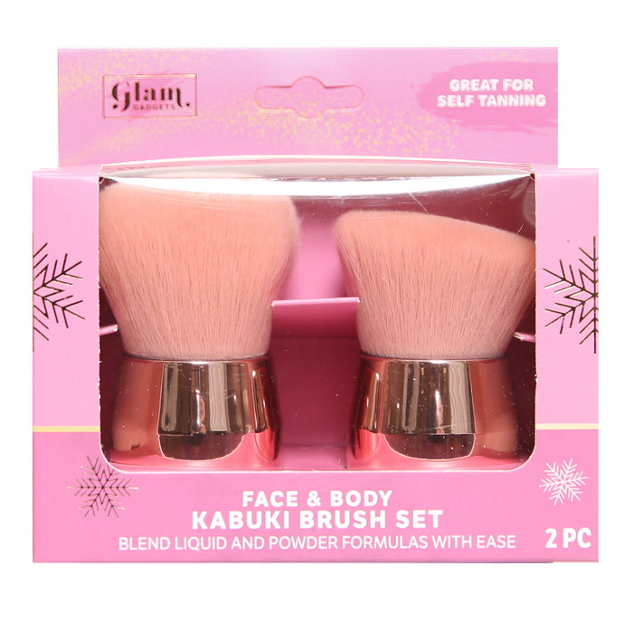 Glam Gadgets Face & Body Kabuki Brush Set