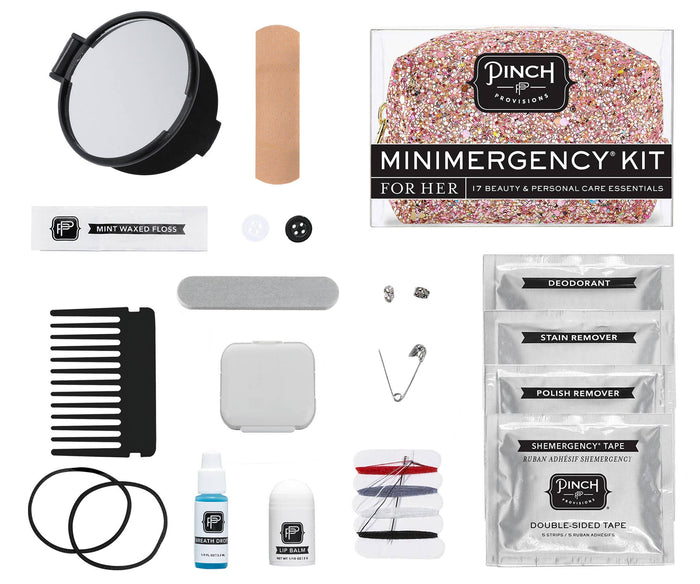 Glitter Minimergency Kit | Rose Gold Multi