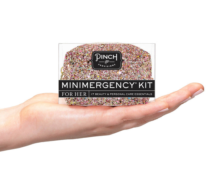 Glitter Minimergency Kit | Rose Gold Multi