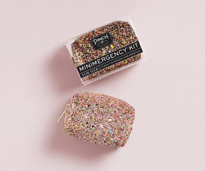 Glitter Minimergency Kit | Rose Gold Multi