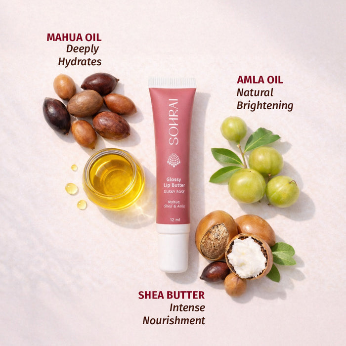 Glossy Lip Butter - Dusky Rose