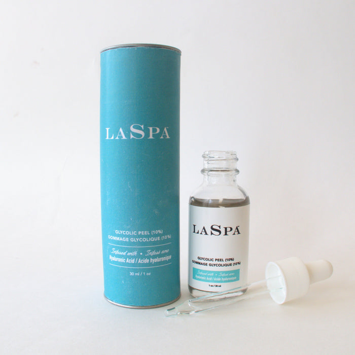LASPA Naturals-Glycolic Peel-Skincare-GlycolicDropper1-The Detox Market |