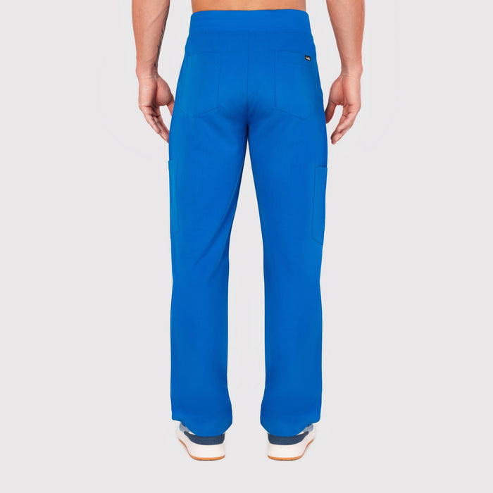 Grid Eight-Pocket Cargo Scrub Pant