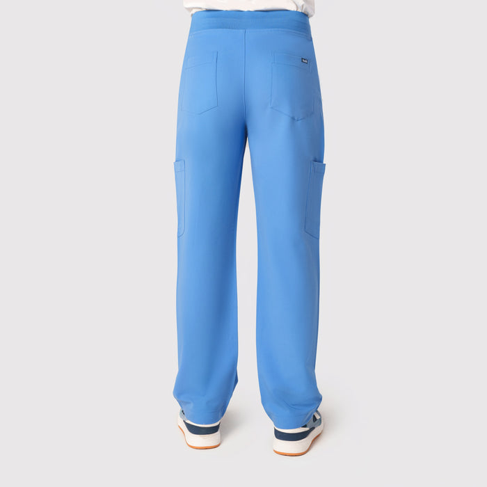 Grid Eight-Pocket Cargo Scrub Pant