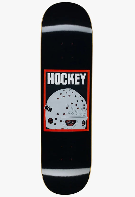 HOCKEY DECK HALF MASK BLACK 8.25"
