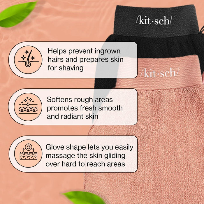 Kitsch Exfoliating Gloves 2 pcs Set