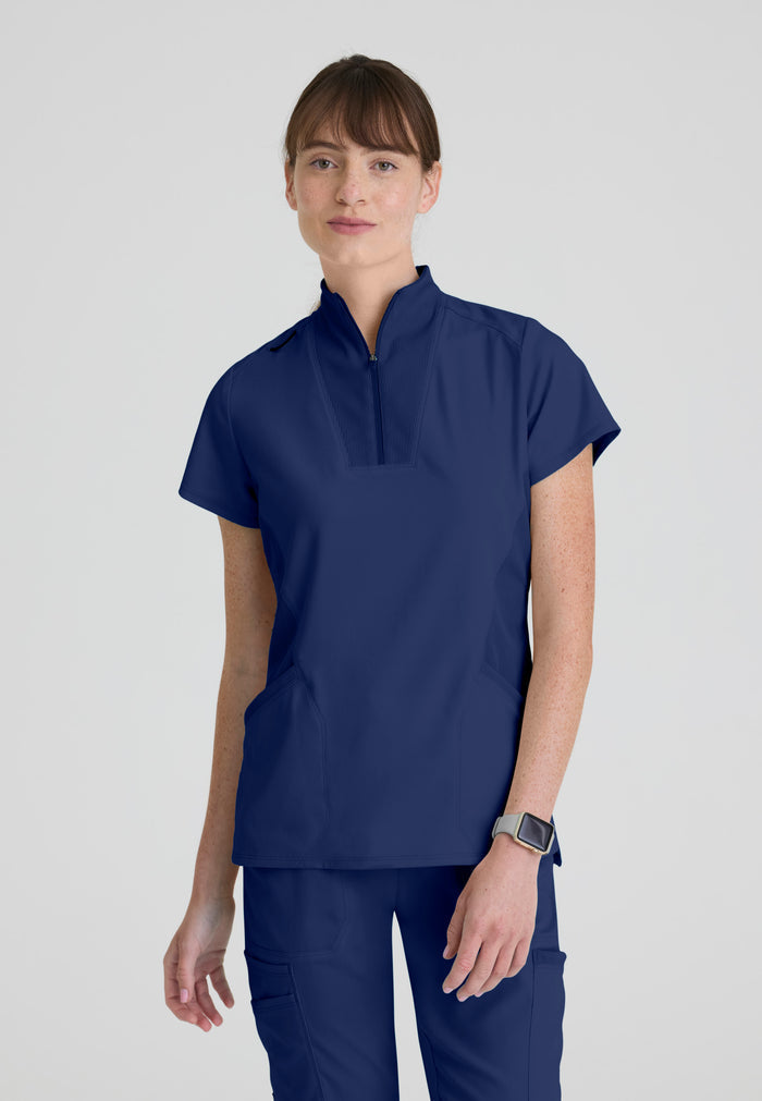 Kristi Top - Indigo - Grey's Anatomy Scrubs