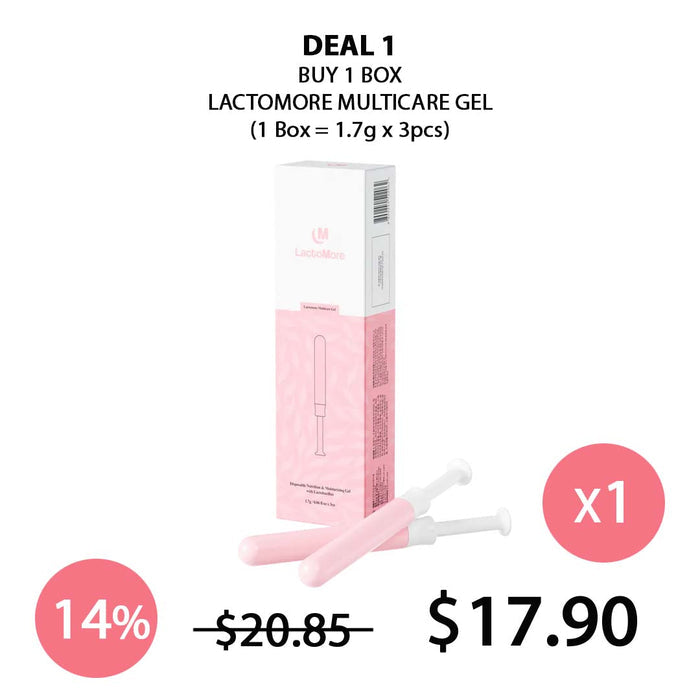 (BUY 1  SMALL) PINK LACTOMORE MULTICARE GEL