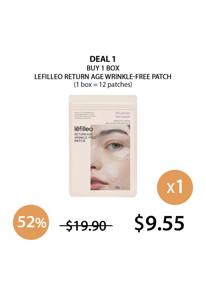 [LEFILLEO] Return Age Wrinkle-Free Patch (1 Box = 12 Patches)
