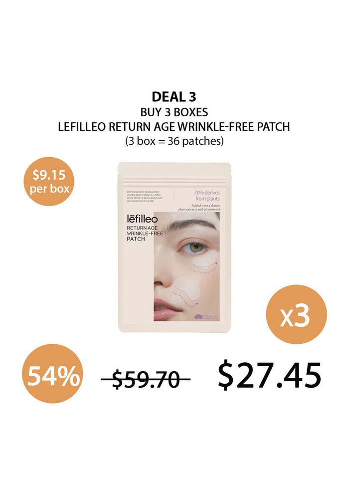 (BUY 3) LEFILLEO AGE WRINKLE PATCH