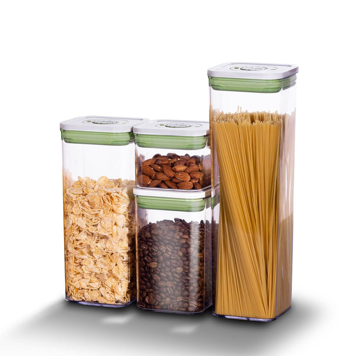 linoroso Food Storage Containers with Date Recording Lids-4 Pieces Set - Linoroso