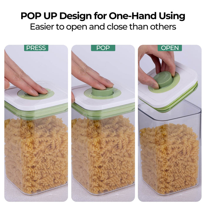 linoroso Food Storage Containers with Date Recording Lids-7 Pieces Set - Linoroso