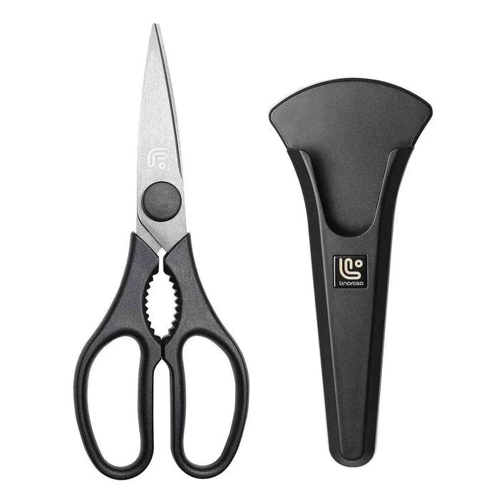 Linoroso Kitchen Scissors (Black) - Linoroso