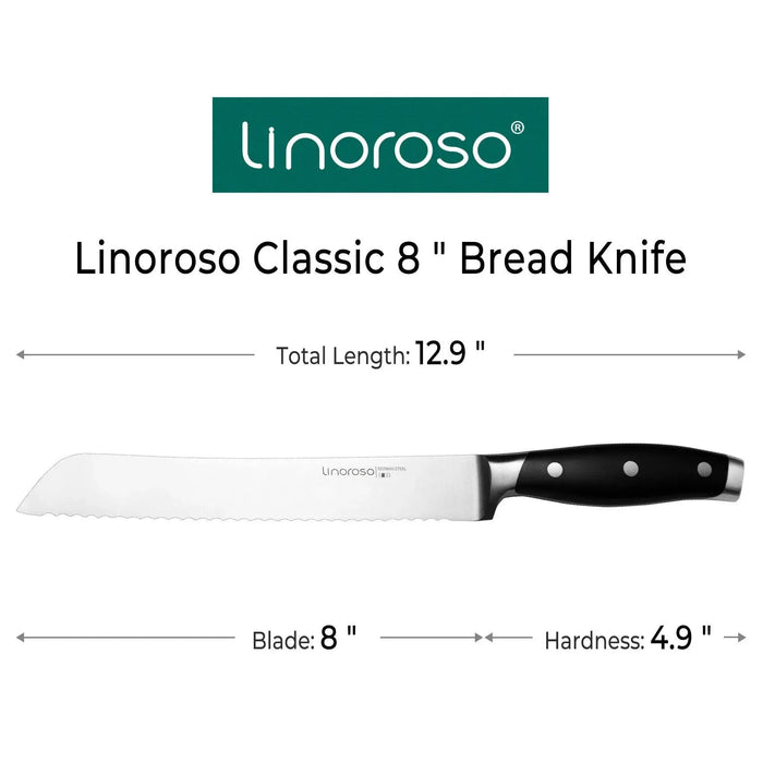 linoroso Serrated Bread Knife - Linoroso