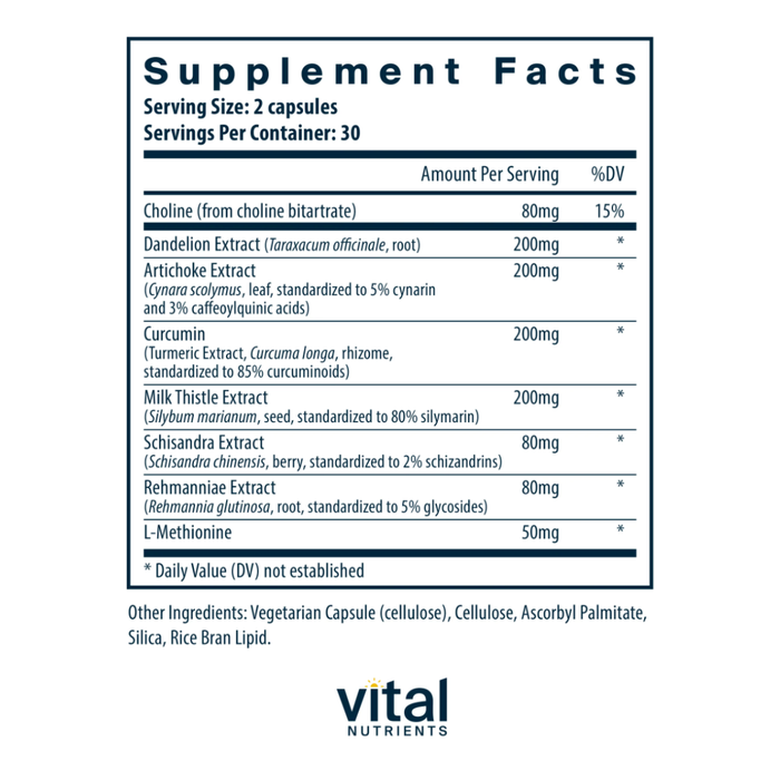 Liver Support by Vital Nutrients