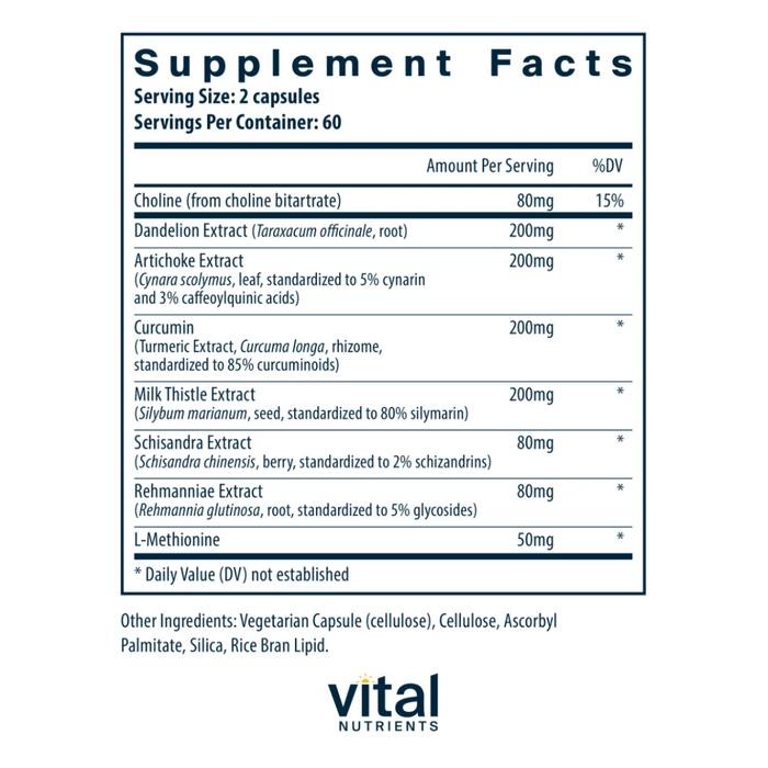 Liver Support by Vital Nutrients