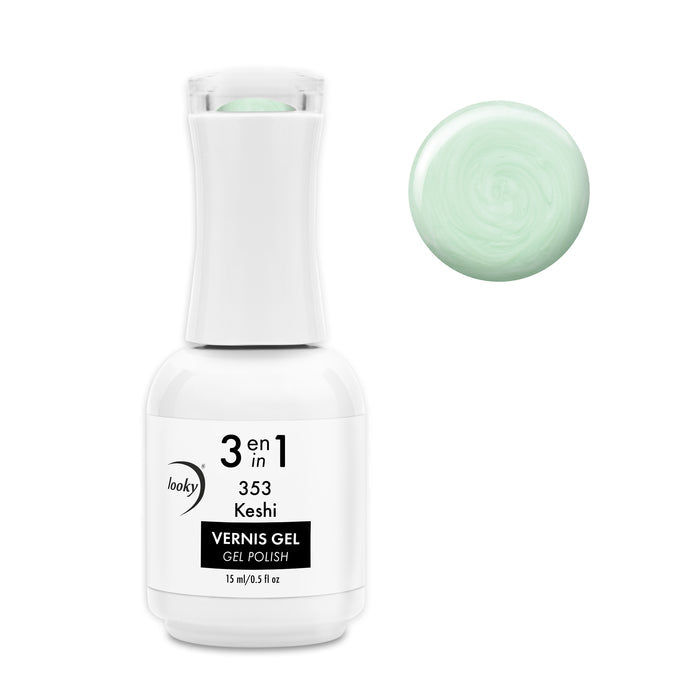 Looky Vernis Gel 3 en 1 #353 Keshi (Collection Nacre de Perle) (EXCLUSIVITÉ WEB)
