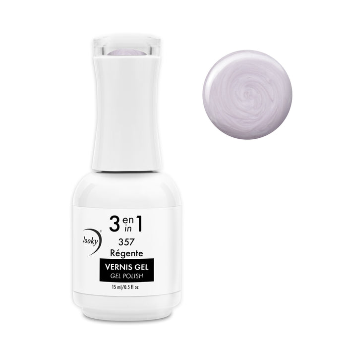 Looky Vernis Gel 3 en 1 #357 Régente (Collection Nacre de Perle) (EXCLUSIVITÉ WEB)
