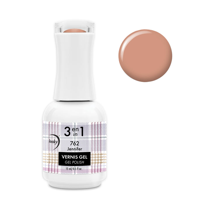Looky Vernis Gel 3 en 1 #762 Jennifer (Collection Automne)