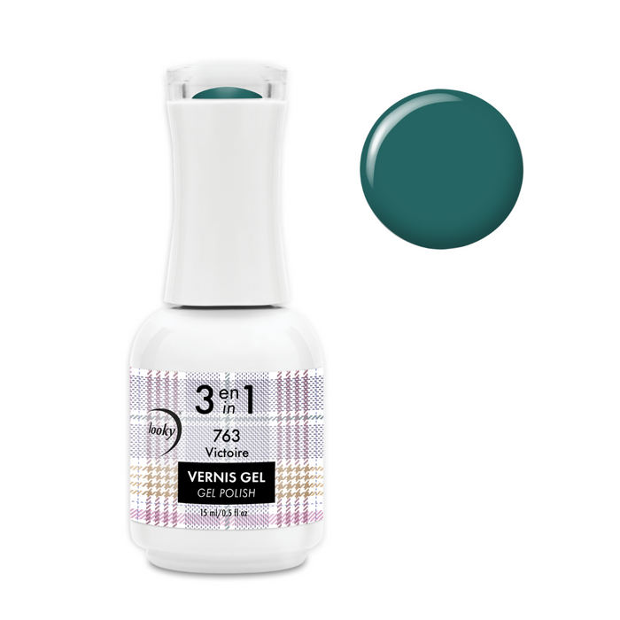 Looky Vernis Gel 3 en 1 #763 Victoire (Collection Automne)