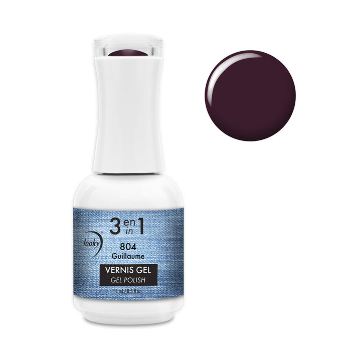 Looky Vernis Gel 3 en 1 #804 Guillaume (Collection MANucure)