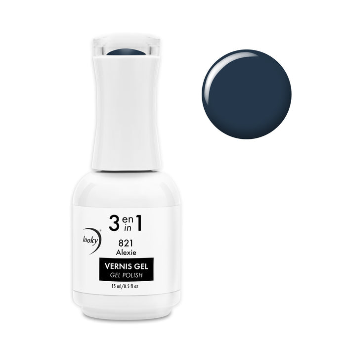 Looky Vernis Gel 3 en 1 #821 Alexie (Collection Après-Ski)