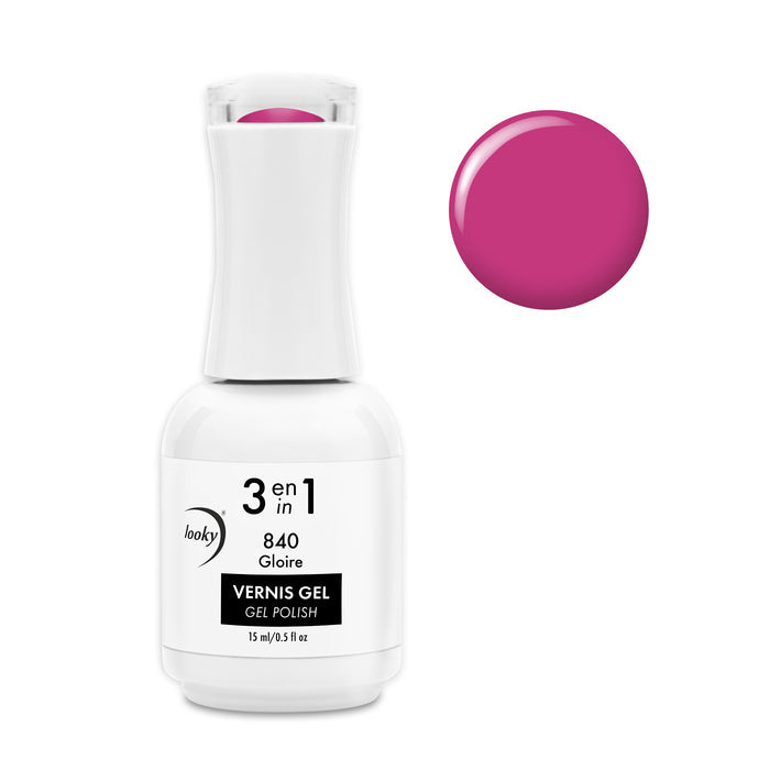 Looky Vernis Gel 3 en 1 #840 Gloire (Collection Happy Birthday)