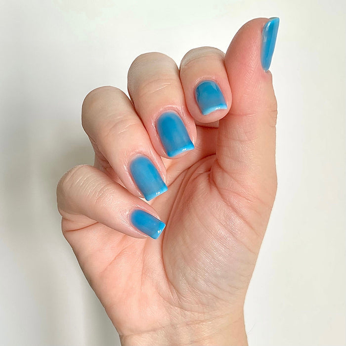 Looky Vernis Gel 3 en 1 #855 Curaçao (Collection Happy Hour) (Translucide)