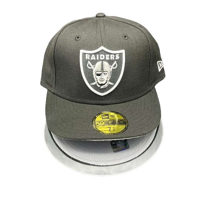 LV. RAIDERS BLACK WHITE LOGO GREY UV