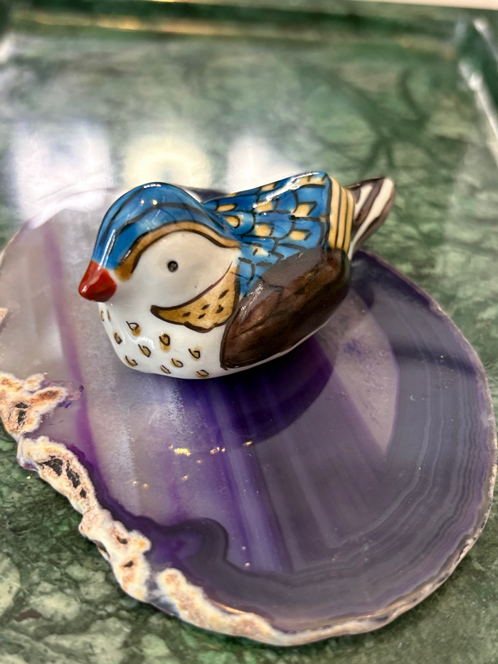 MANDARIN DUCK BRUSH HOLDER
