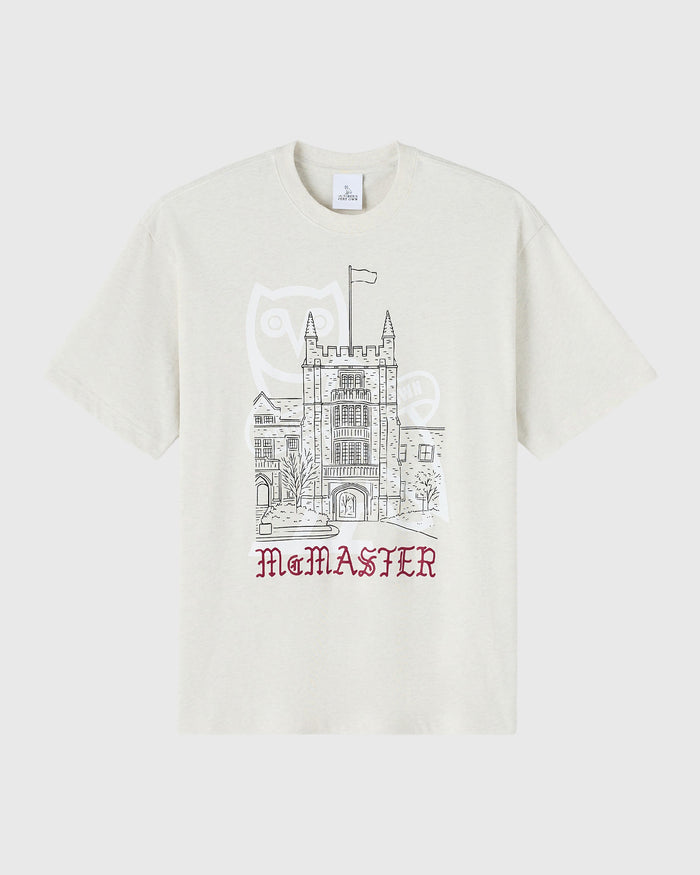 McMaster University Heavy Weight Tee - Ash Heather Grey