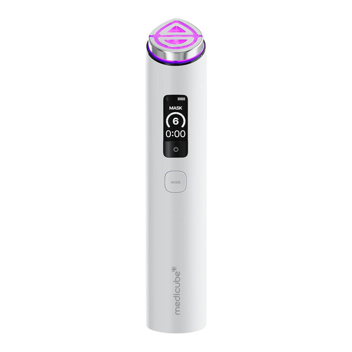 MEDICUBE AGE-R Booster Pro X2 - 7 funkcijų veido odos priežiūros aparatas, baltas
