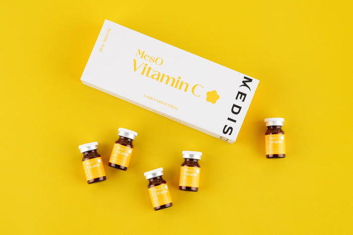 Medisco Meso Vitamin C Booster Serum 4ml provides a potent Ascorbic Acid formula designed to cater to skin health. This product is a vital part of your skincare lineup that complements Medisco Glutathione, Medisco Meso PDRN Mesotherapy, and Meso solutions for Hair & Skin.