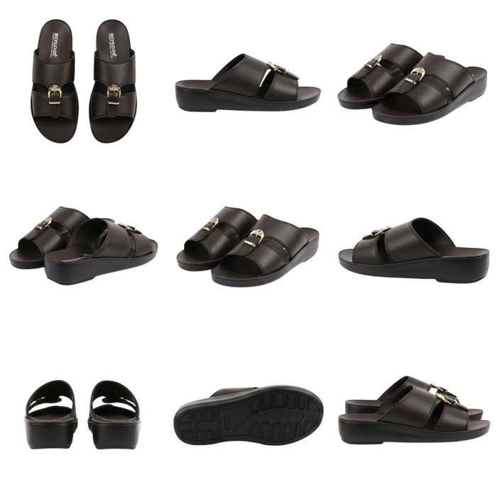 MEN SLIPPER MG-8320 BROWN