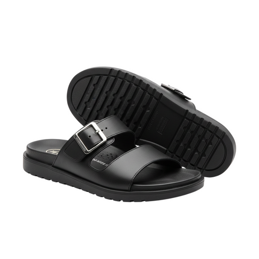 MEN SLIPPER MG-8603 BLACK