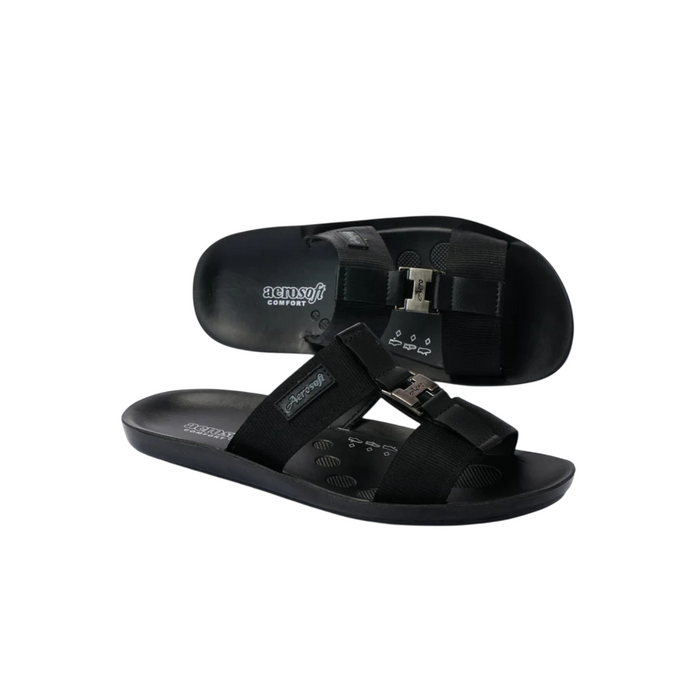 MEN SLIPPER MG 9009 BLACK