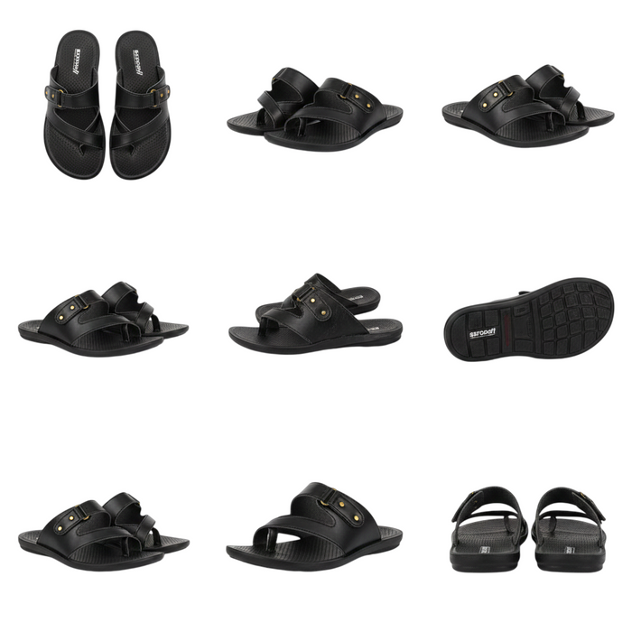 MEN SLIPPER MP-4107 BLACK