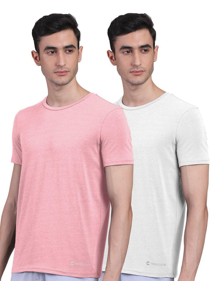 Pastel Peach; White / S / Men
