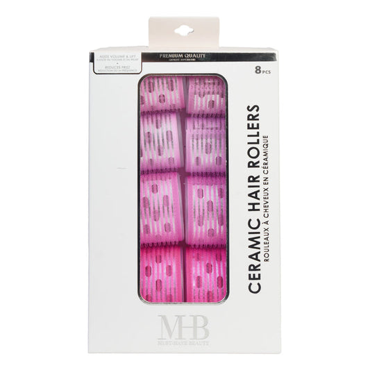 MHB Ceramic Hair Rollers 8pcs